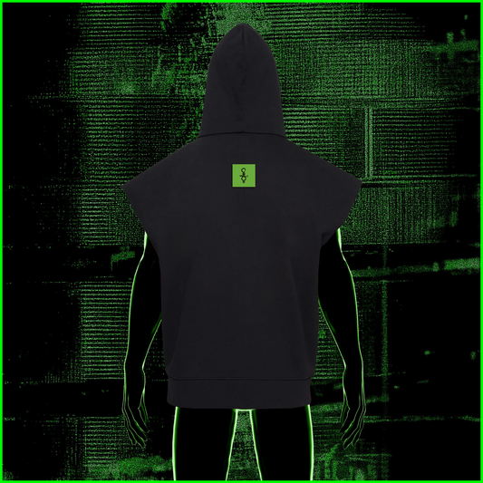 Techno Sleeveles Hoodie