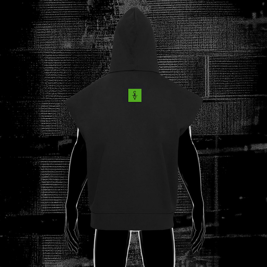 Techno Sleeveles Hoodie