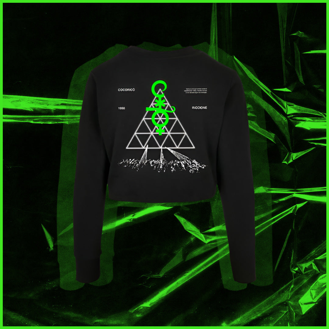 Cocoricò Dance Cropped Crewneck